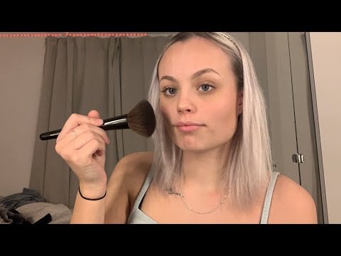 ASMR Get Ready With Me | Doing My Makeup + Whispering 💄🌸