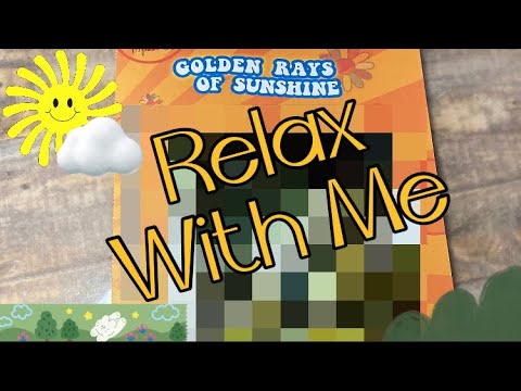 ASMR VISUAL & SOUND TRIGGERS: BOB ROSS “GOLDEN RAYS OF SUNSHINE“ ☀️ STICKER PUZZLE #470