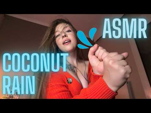 ASMR Coconut Rain 🥥🌧️ The Most Relaxing Sounds for Sleep