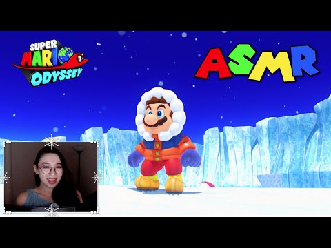 ASMR in the Snow Kingdom ❄️ | Crunchy, snowy relaxation | Super Mario Odyssey