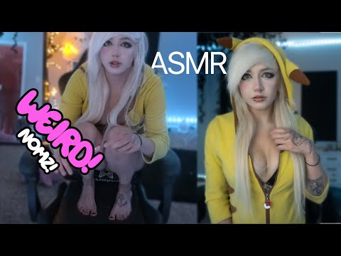 ASMR weird girl asks you if she can...