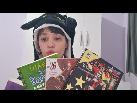 ASMR TAPPING EM LIVROS