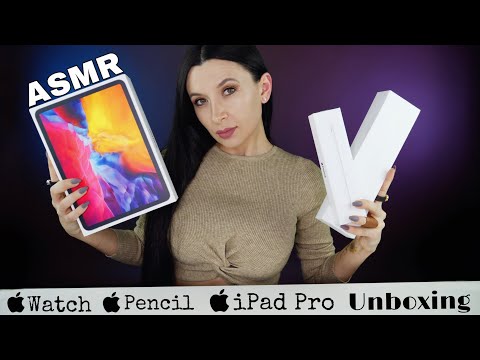 ASMR Apple Unboxing *iPad Pro, Apple Watch, Apple Pencil