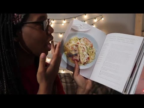 Relaxing- Sleep Inducing- ASMR Cookbook Page Turning- You to Sleep