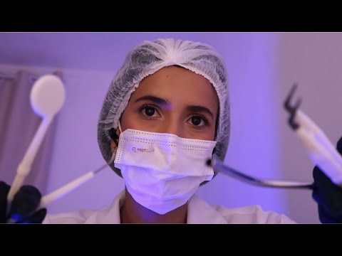 ASMR | ROLEPLAY DENTISTA TRATANDO SEUS DENTES