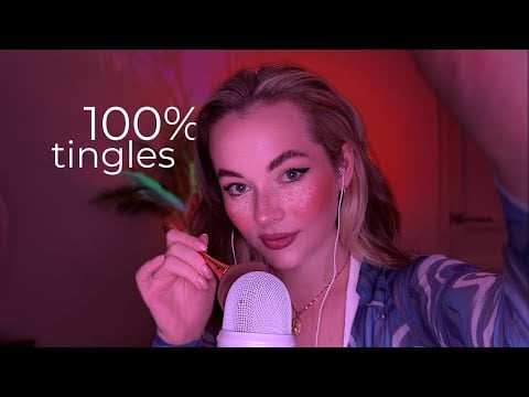 ASMR Purring, Scissors, Mouth Sounds & Light Therapy