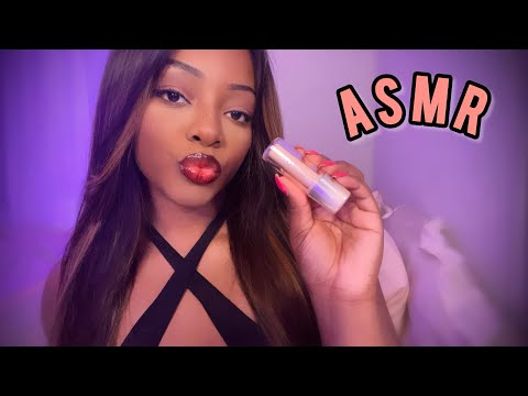 ASMR | Trying On NEW Lip Products 🤍 Tingly Mouth Sounds & Clicky Whispers 💋💄