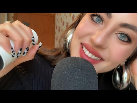 ASMR Satisfying cleaning your brain and my mic (intense and aggressive)