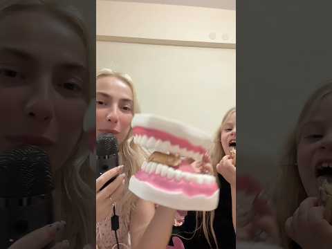 Biz yine evayla video yaptık 😋♥️ *reklam #mukbang #asmr #nogger