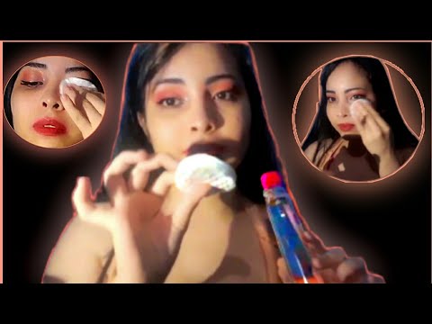 Asmr tirando minha maquiagem+Sons De Boca👄