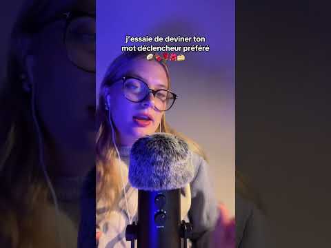 alors j’ai deviné ? #asmr