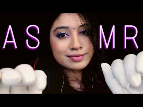 ASMR | Positive Quotes | Doble Layered Gloves, hand Movements, Burning Fire Sounds | THE VJ ASMR