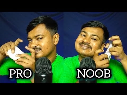 NOOB VS PRO ASMR....