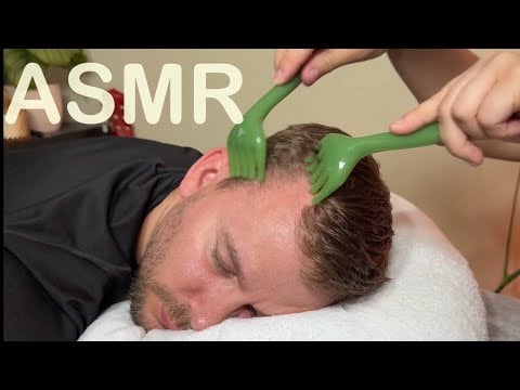 ASMR Scalp & Head Massage 💆‍♀️ | 8 Minutes of Pure Relaxation for Deep Sleep
