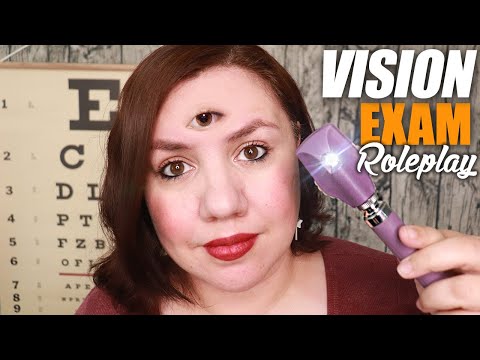 ASMR Medical Exam of Your Third Eye  👁  Light Triggers Eye Exam