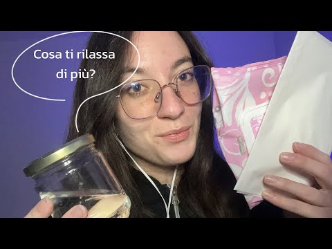 TESTO LA TUA SENSIBILITA' IN ASMR