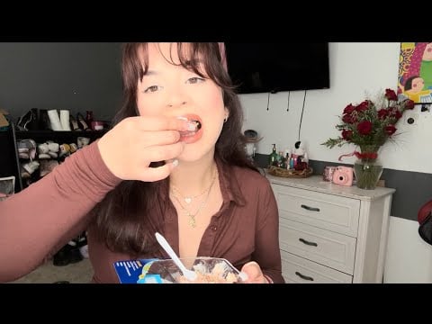 ASMR lets eat together (while we catch up) ❤️