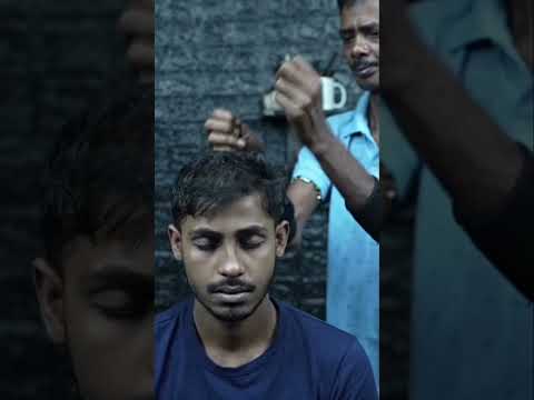 Old School Barber And His Old School Head Massage ASMR #shorts