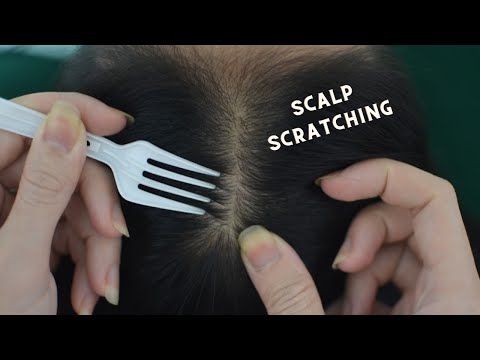 ASMR Head Massage, Real Person Hair Brushing, Hair Parting, Hair Treatment For Insomnia Relief