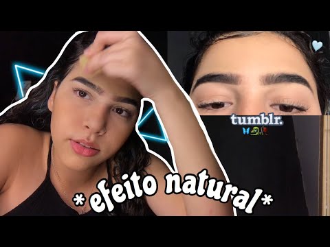 COMO PREENCHO minha SOBRANCELHA *atualizado*