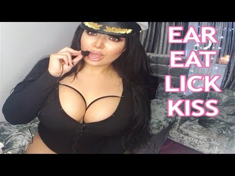 ASMR // Ear Eating , Ear Licking , Kisses & Mouth Sounds