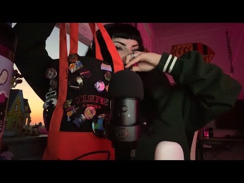 whats in my bag asmr :)