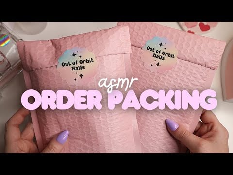 ASMR Packing Nail Orders 💅🏼
