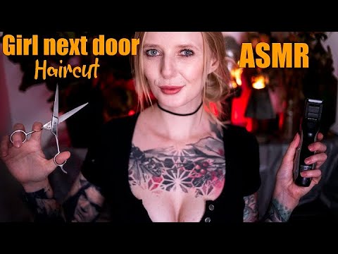 ASMR Men’s Haircut -Girl Next Door Gives You a New Hairstyle ( roleplay, soft spoken)