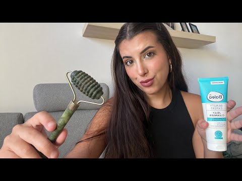 ASMR - Nejlepší kamarádka se ti postará o pleť & masáž … Roleplay 