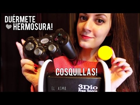 ♡ASMR español♡ DUÉRMETE, HERMOSURA! ❤ |Cosquillas Fuertes para Ti|