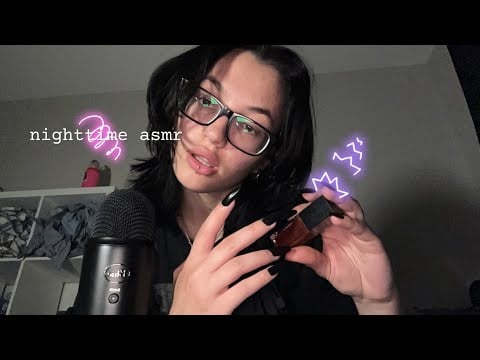 nighttime trigger assortment asmr😴✨ | rambles