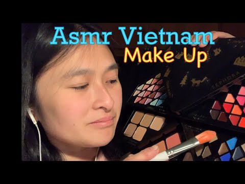 ASMR Vietnam | makeup- trang điểm cho bạn