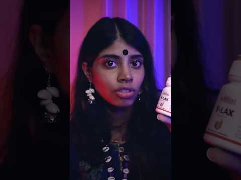 saleswoman explains constipation 😇 #asmrshorts #indianasmr #funny