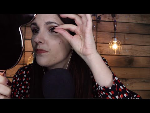 ASMR Applying Magnetic False Eyelashes