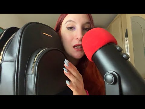 Asmr ita * What’s in my bag 👜 * OnlyRED ASMR