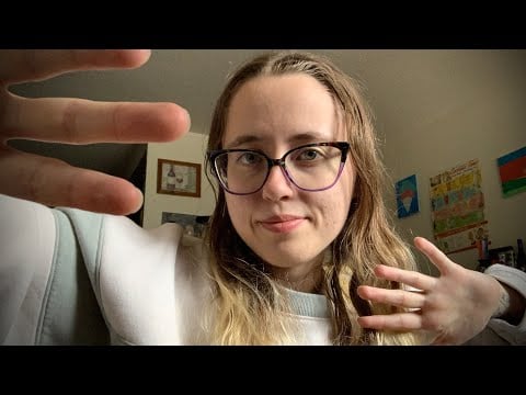 Mirrored and Reverse Air Tracing and Tapping ASMR | Lofi Monday's