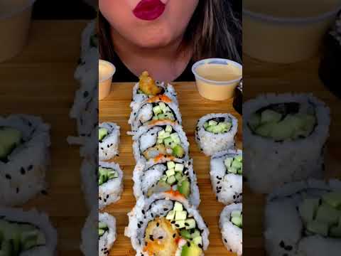 Huge Sushi Platter #asmr #shorts #youtube
