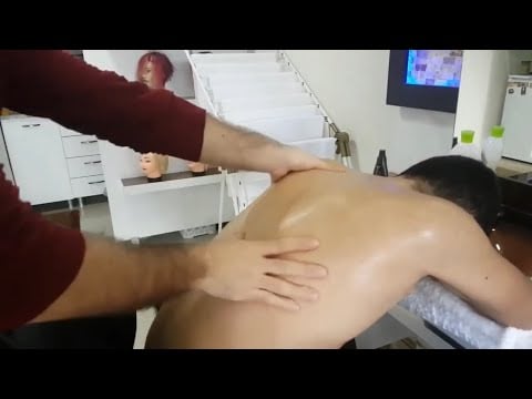 ASMR TURKİSH BARBER  BACK SIRT MASSAGE THERAPY