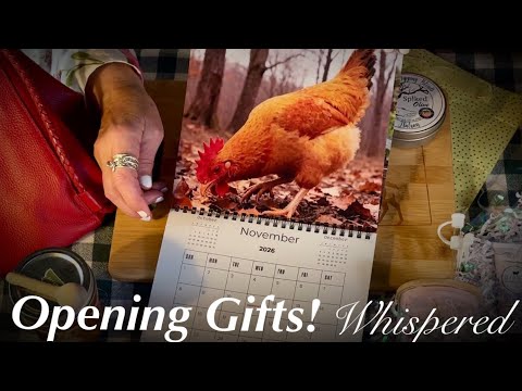 ASMR Opening Gifts In My Birthday Month! (Whispered Version) From Daughter, Katherine & Subscribers!