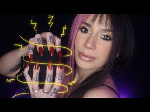 ASMR UNINTELLIGIBLE WHISPER & BRAIN MELTING ( Scratching, Brushing )