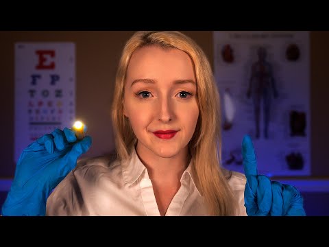 ASMR Detailed Eye Exam | Light Triggers Medical