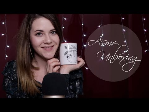 ASMR Auszeit für dich ♥ Trendbox UNBOXING - whispered tapping & scratching | deutsch/german