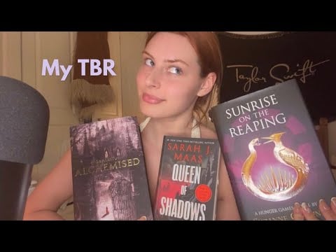 ASMR Books I plan to read 📚 Rambling, Whispers, Book Tapping 😴