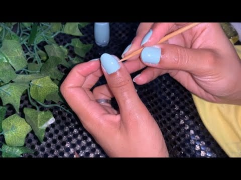 ASMR PINTANDO MINHAS UNHAS (ou tentando 😂)