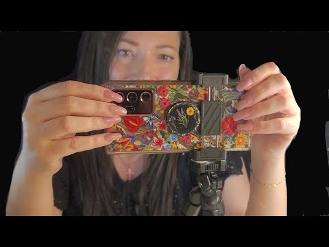 ASMR Camera Scratching and Tapping In The Mirror | No Talking After Intro | Lo-fi