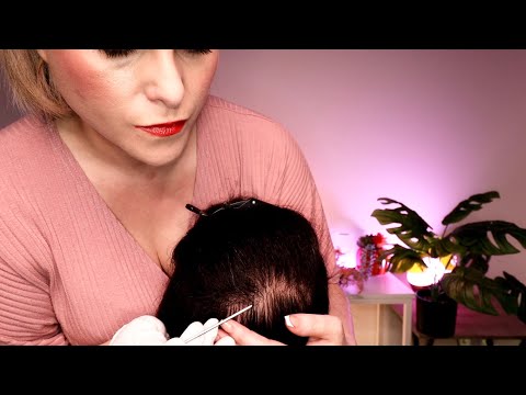 A Satisfying ASMR Scalp Check In Textured Hair