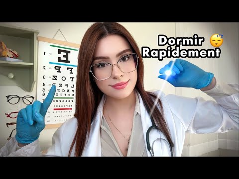 ASMR Examen De La Vue VITE👓  Roleplay Opthamologue, (Medical Eye Exam en Français)