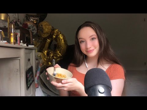 (ASMR) Eating Cereal + Eating Sounds