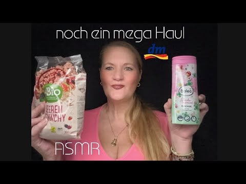 ASMR german ⚠️ Extrem Tingly Mega DM Haul Show & Tell - What’s in my Shopping Bag - Entspannter Talk