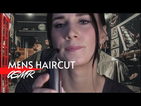 ASMR mens haircut